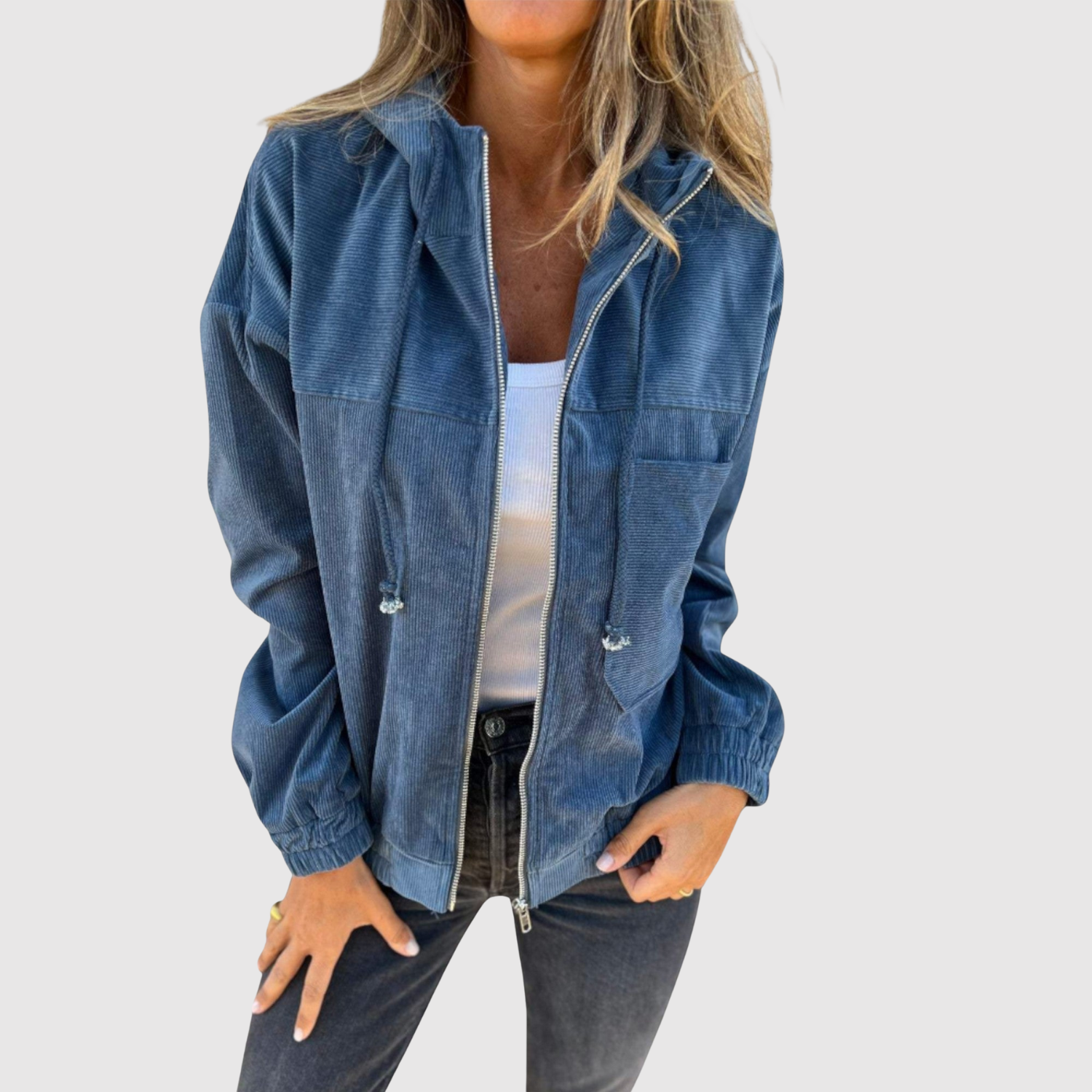 Nina – Lekka kurtka w nieformalnym stylu koszuli