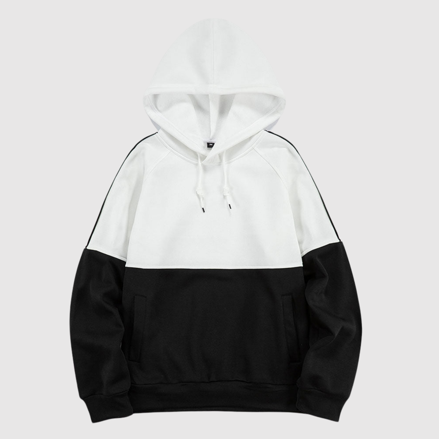 Daniel – Bluza z kolorowym blokiem i kontrastowymi rękawami