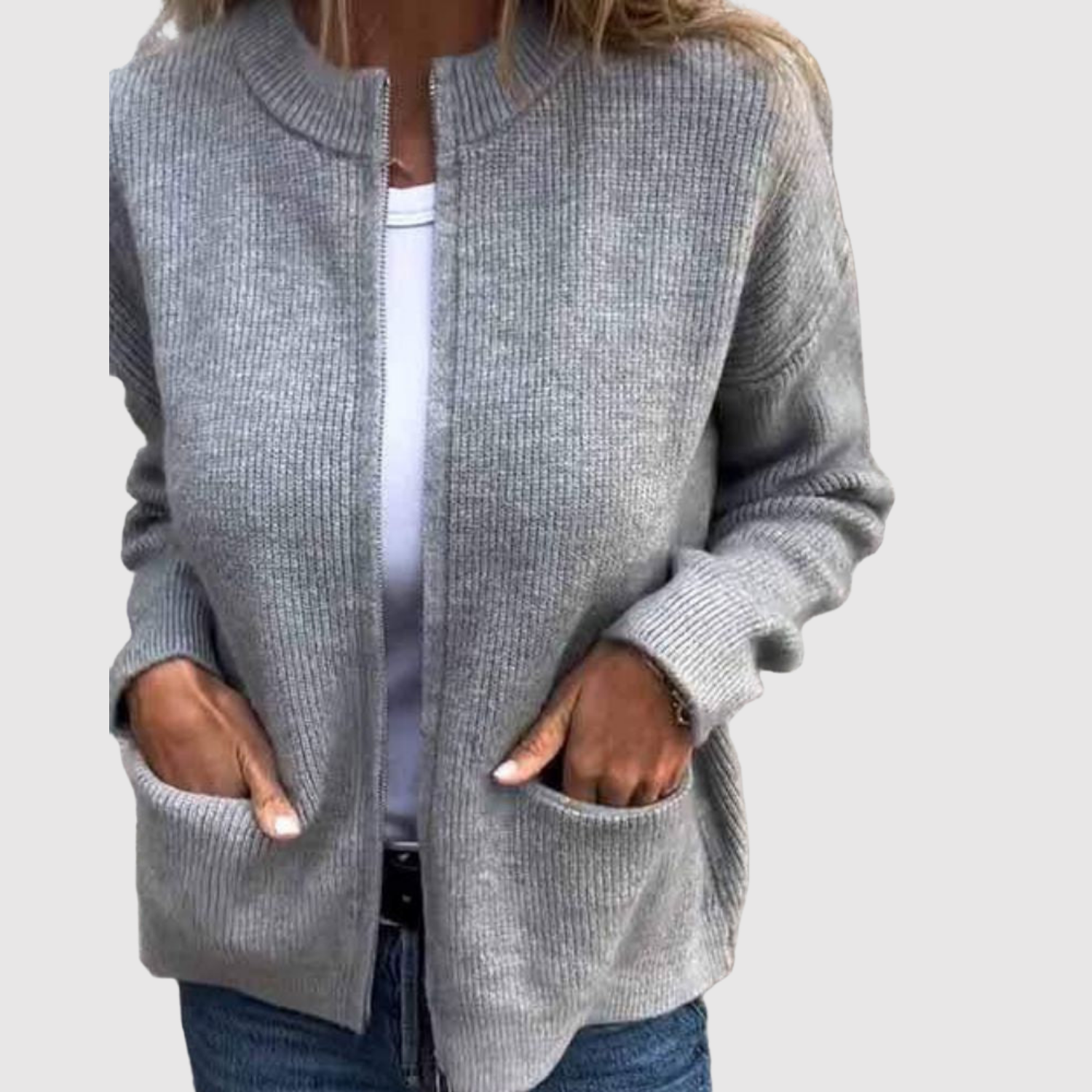 Jelena – Lekki kardigan z kieszeniami