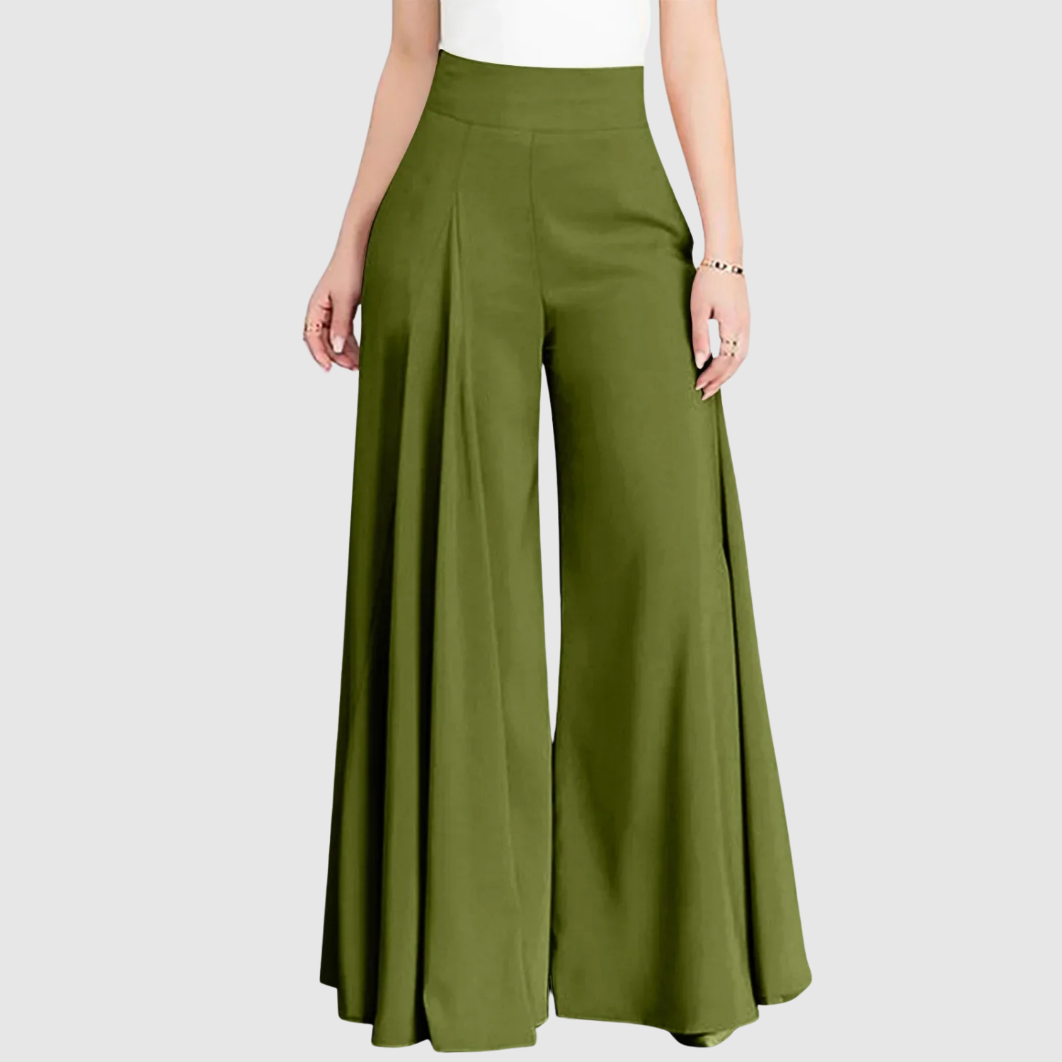 Mira – Szerokie spodnie z lekkiego materiału