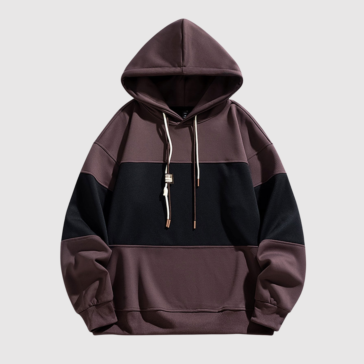 Daniel – Bluza z szerokimi kontrastowymi paskami