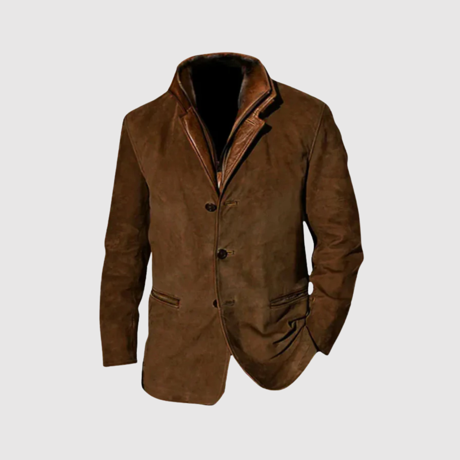 Šimon – Pikowana kurtka z eleganckim kołnierzem