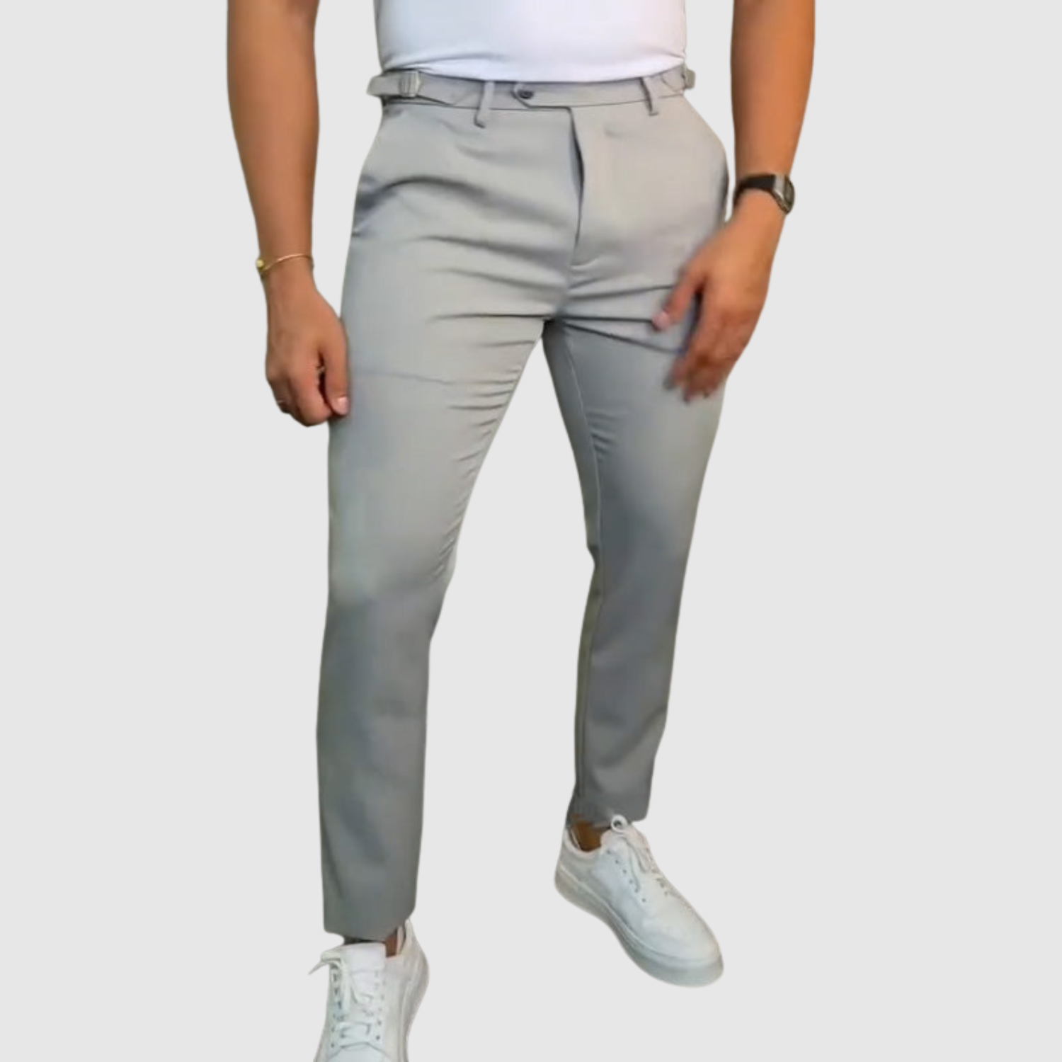 Leo – Męskie eleganckie spodnie o nowoczesnym kroju