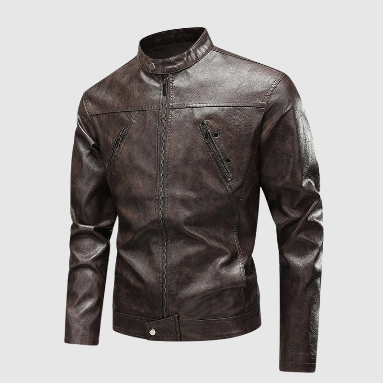 Dorian – Skórzana kurtka o klasycznym kroju