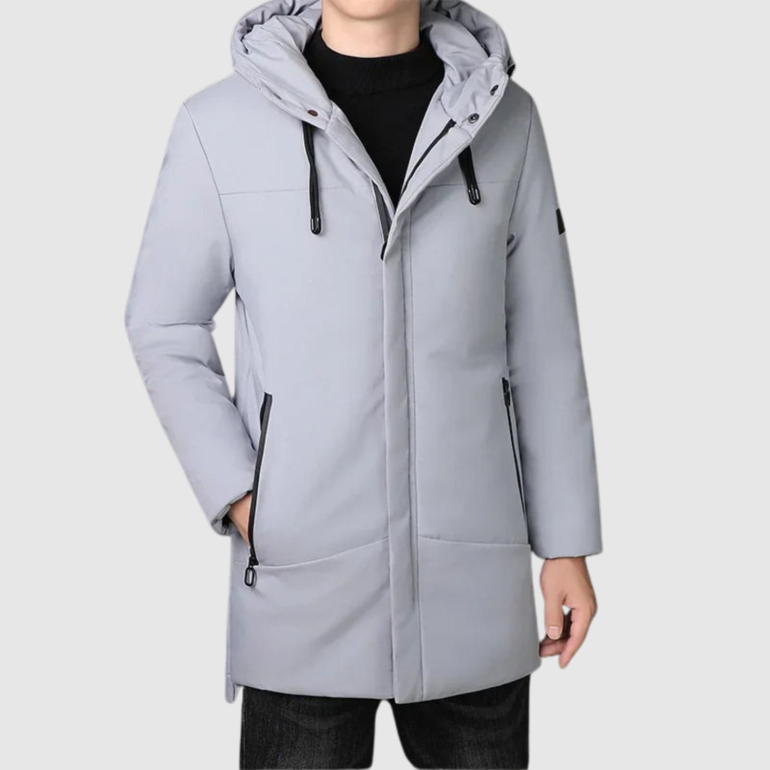 Marek – Długa zimowa kurtka o minimalistycznym designie