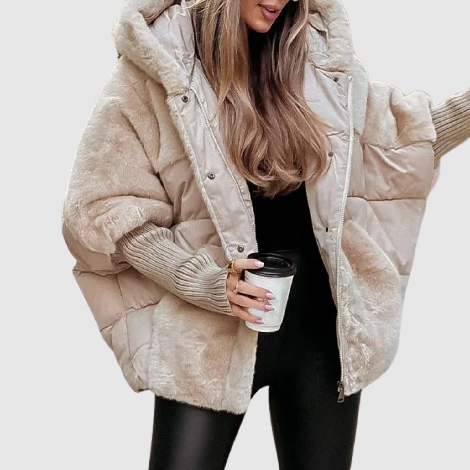 Jelena – Krótka kurtka teddy