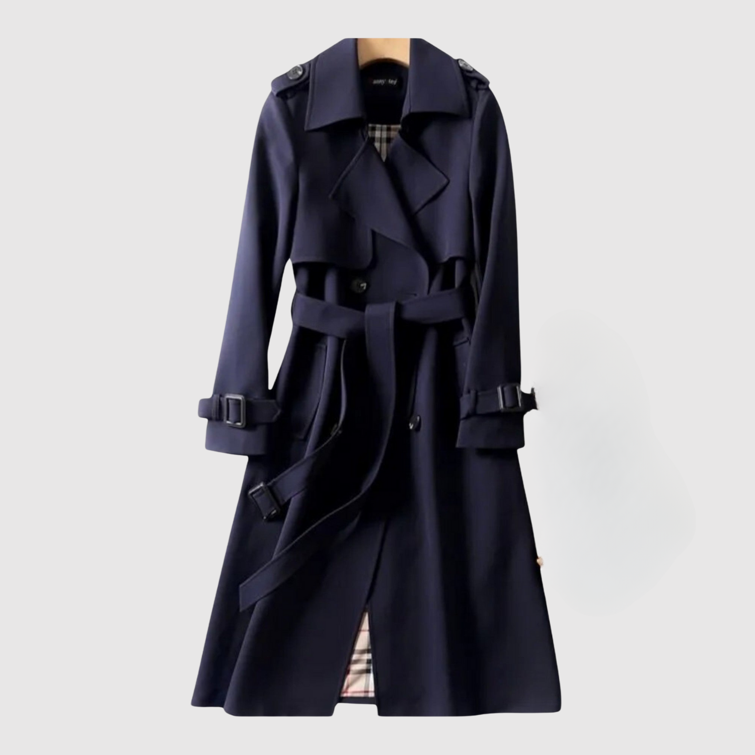 Jelena – Długi płaszcz z paskiem