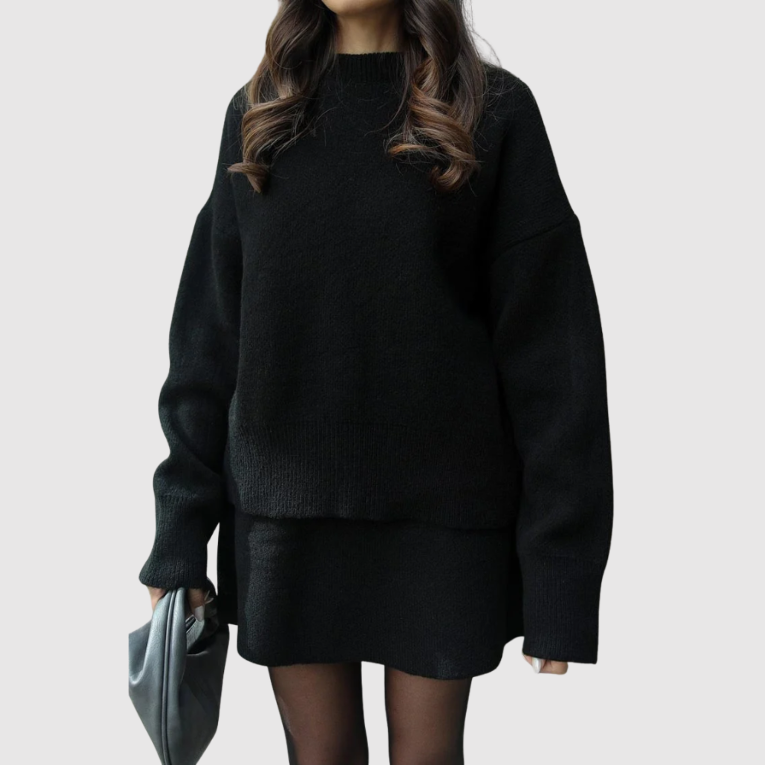 Natálie - Elegancki damski komplet z kurtką i spódnicą