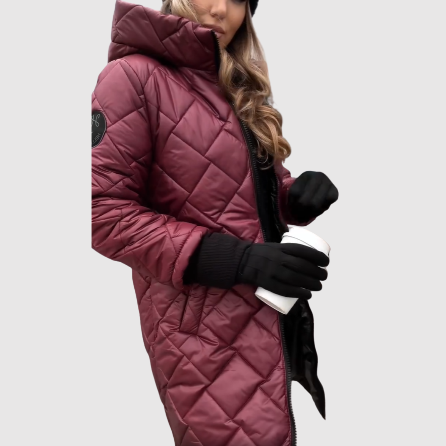 Jelena - Zimowy elegancki płaszcz puchowy