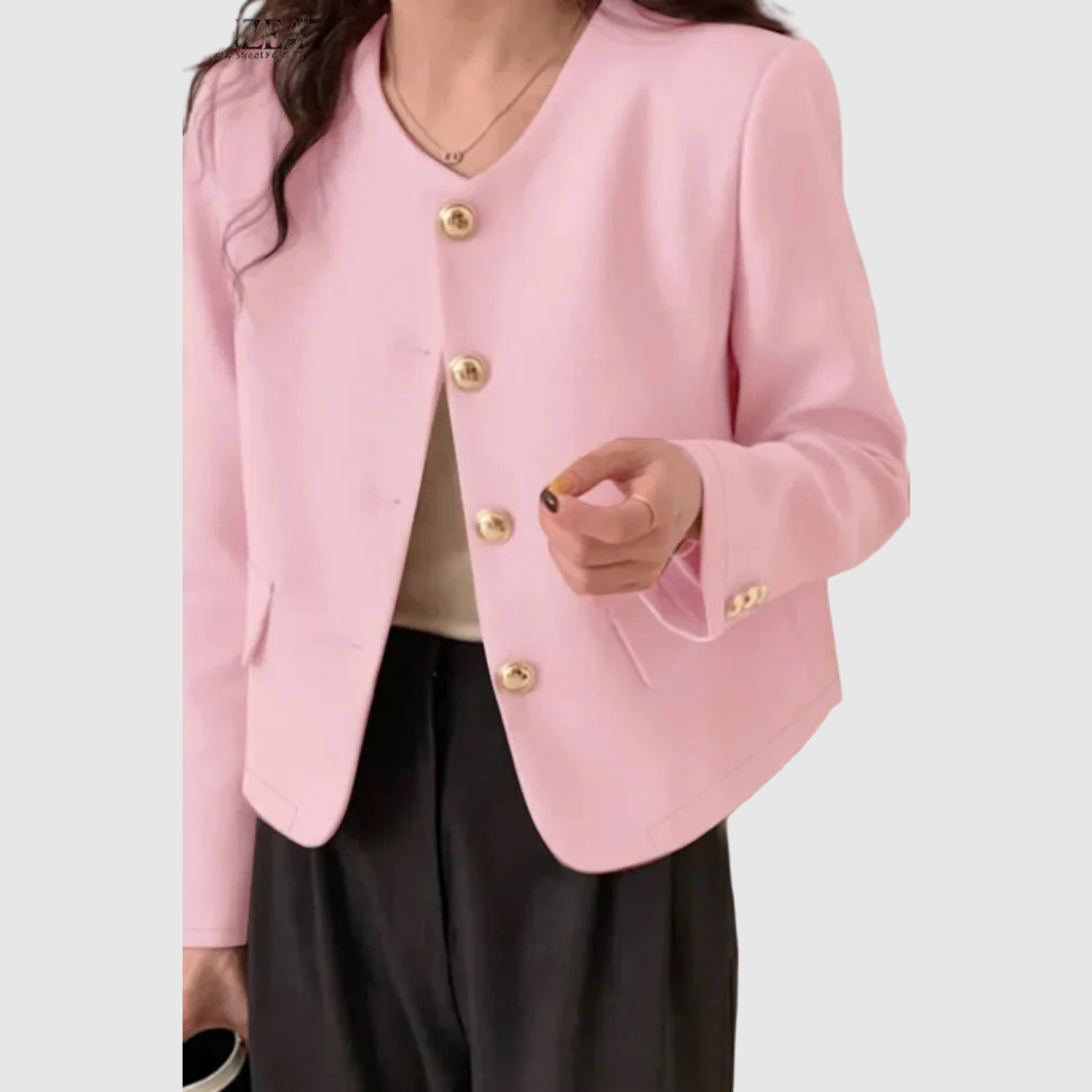 Silvie – Krótki blazer z minimalistyczną elegancją