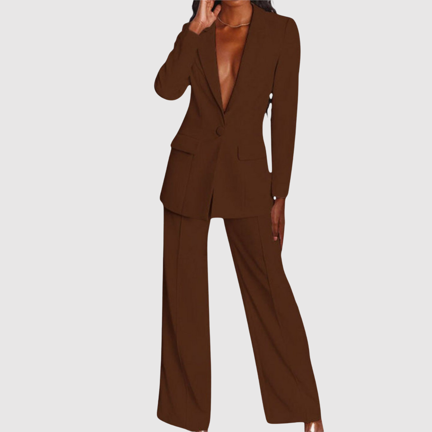 Natálie – Klasyczny kombinezon o nowoczesnym kroju – Spersonalizowany kombinezon w żywych kolorach