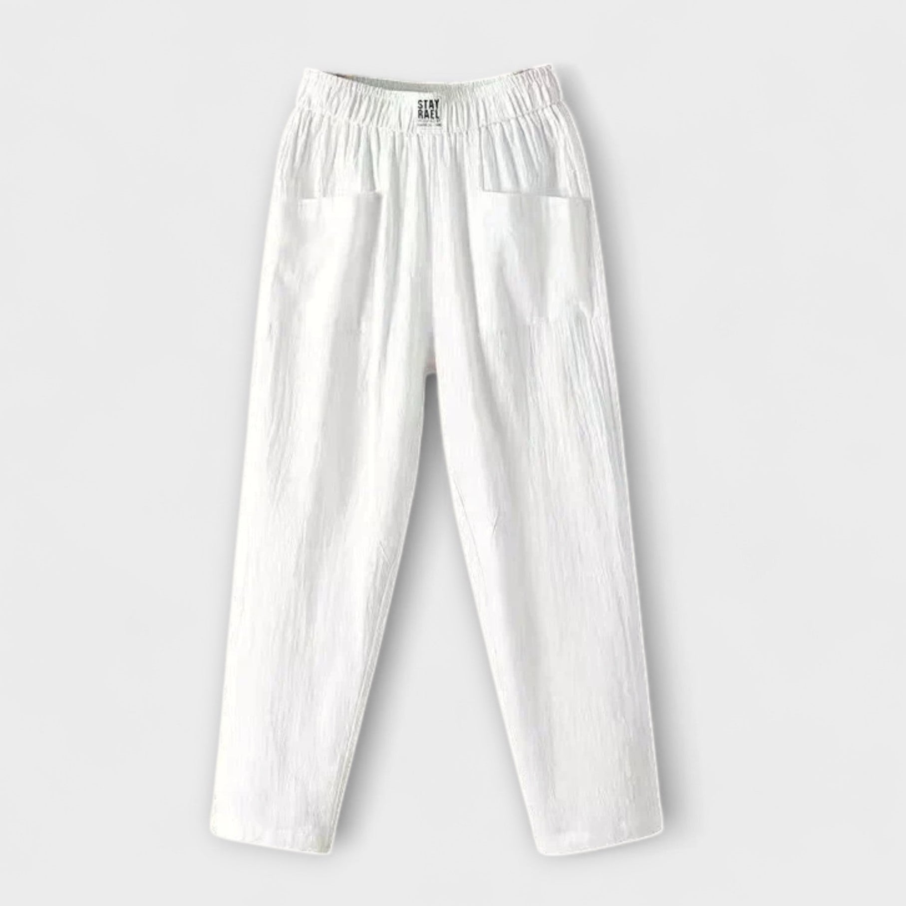 Mira - Eleganckie lniane spodnie na lato